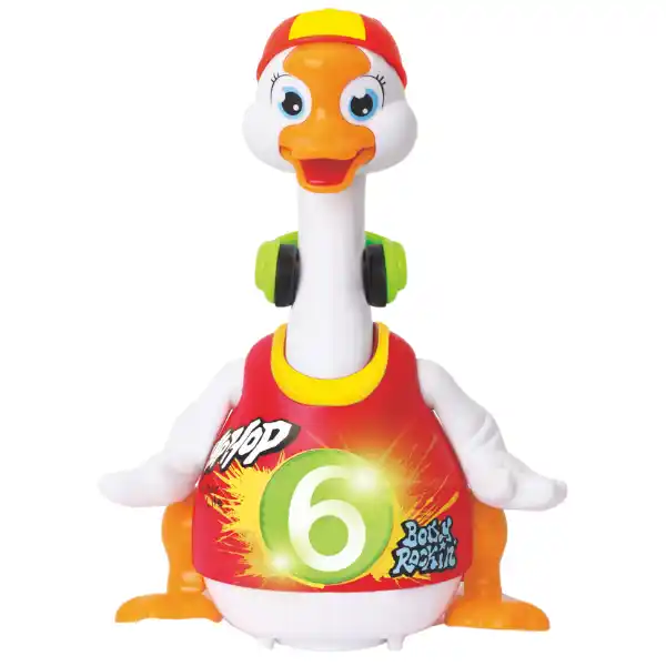 Jucarie interactiva „Gansacul dansator” cu muzica si lumina