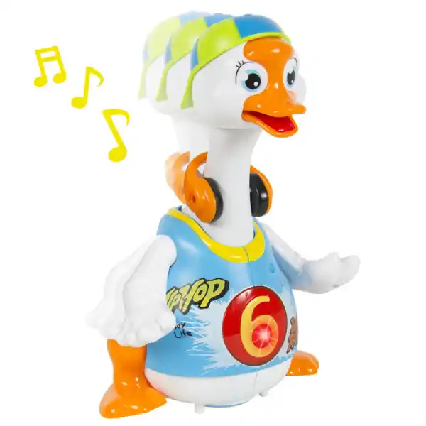 Jucarie interactiva „Gansacul dansator” cu muzica si lumina