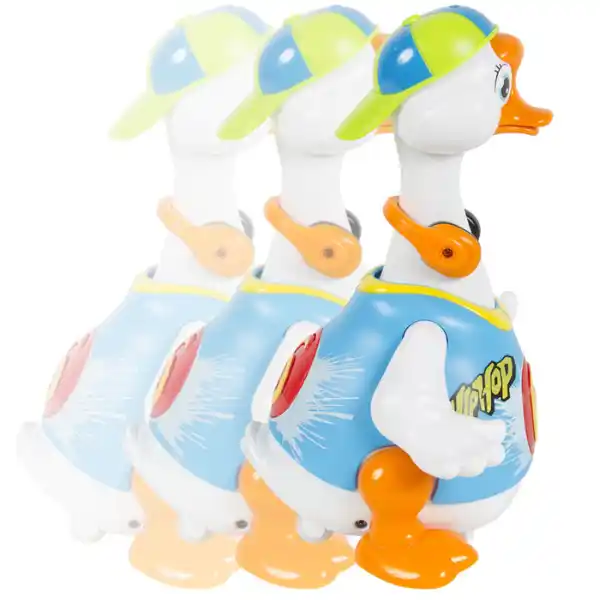 Jucarie interactiva „Gansacul dansator” cu muzica si lumina