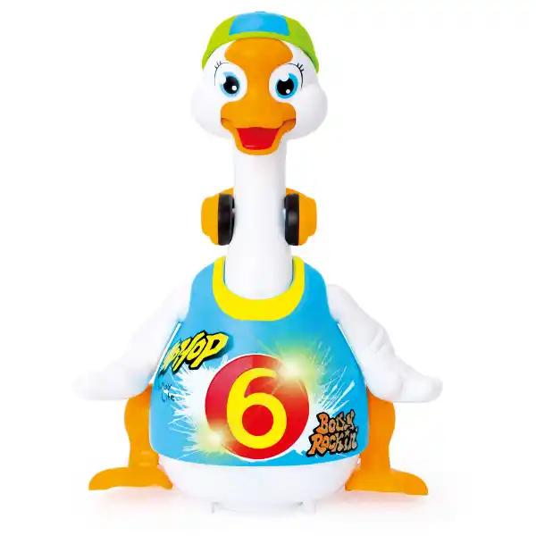 Jucarie interactiva „Gansacul dansator” cu muzica si lumina