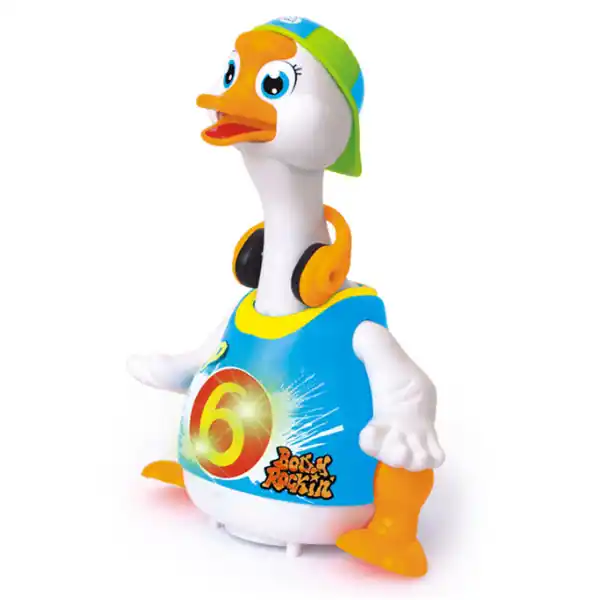 Jucarie interactiva „Gansacul dansator” cu muzica si lumina