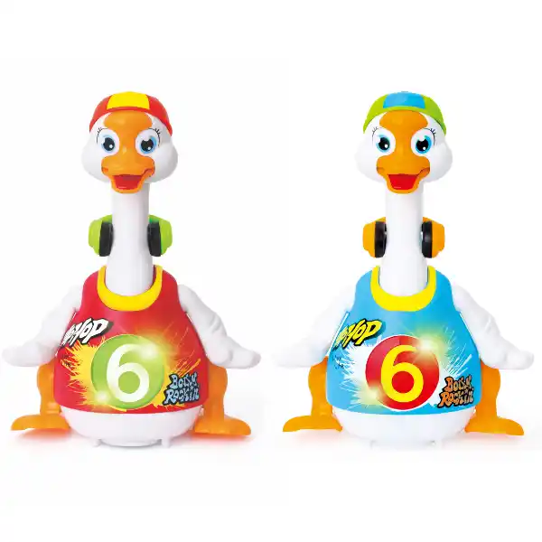 Jucarie interactiva „Gansacul dansator” cu muzica si lumina