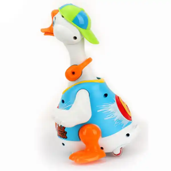 Jucarie interactiva „Gansacul dansator” cu muzica si lumina