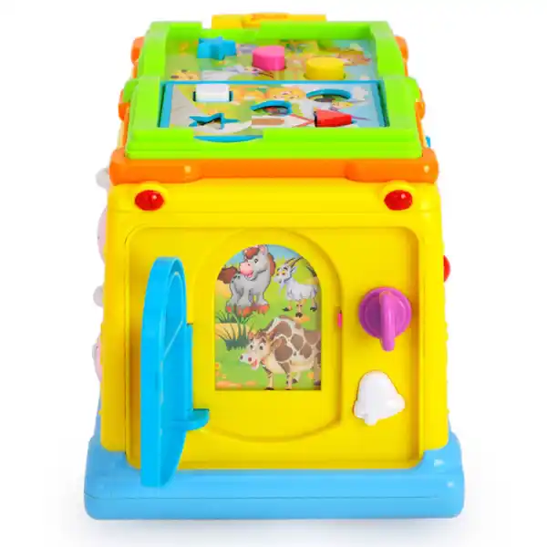 Busyboard „Autobuzul școlar” cu sunet si lumina