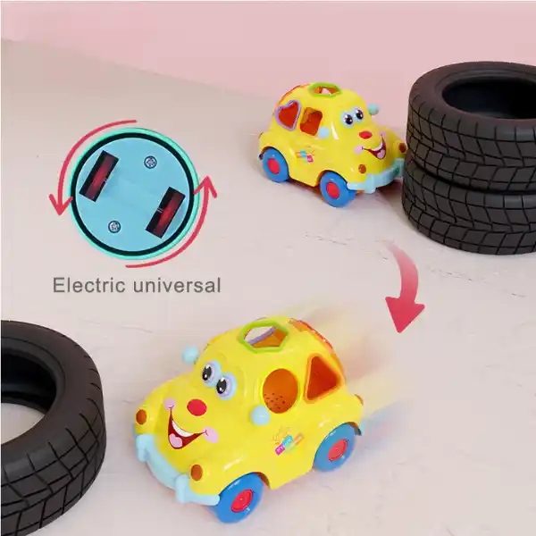 Музыкальная машинка сортер "Весёлый фруктовый автомобиль"