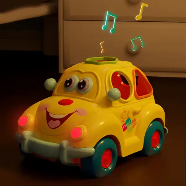 Музыкальная машинка сортер "Весёлый фруктовый автомобиль"