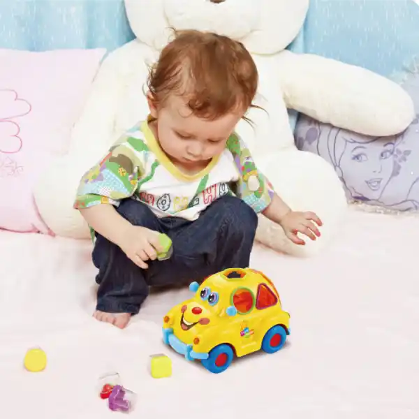 Музыкальная машинка сортер "Весёлый фруктовый автомобиль"