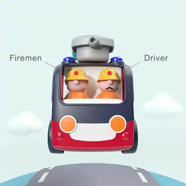 Игрушка "Пожарная машина" с музыкой и светом