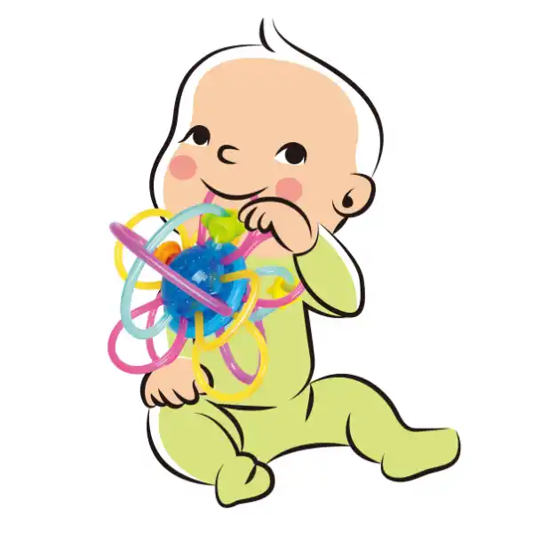 Погремушка прорезыватель "Gingier"