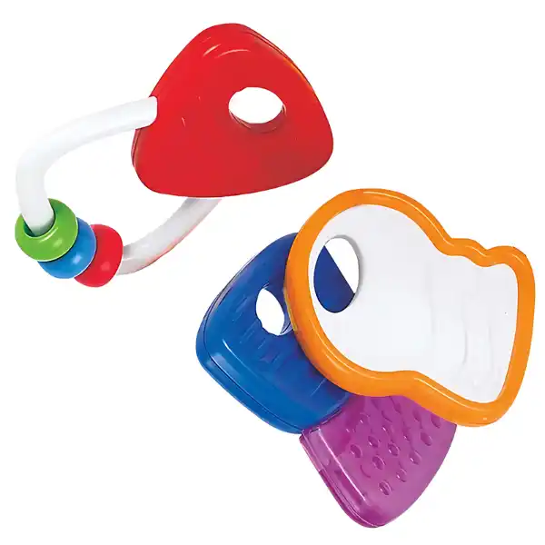 Погремушка прорезыватель "Ключики" со светом