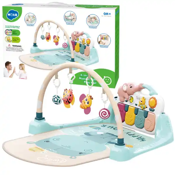 Музыкальный игровой коврик 4 в 1