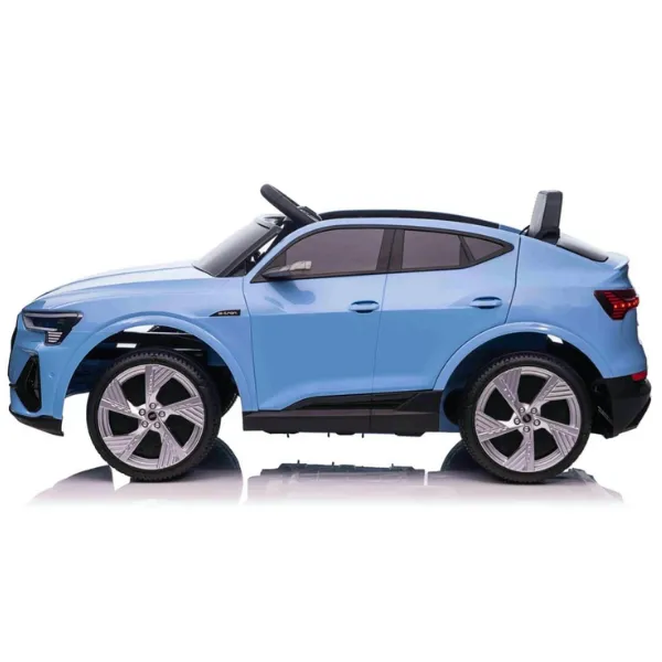 Masinuta electrica AUDI E-TRON SPORTBACK, 12V7Ah, motor 390 x 4, roti EVA, scaun din piele.