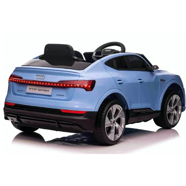 Masinuta electrica AUDI E-TRON SPORTBACK, 12V7Ah, motor 390 x 4, roti EVA, scaun din piele.