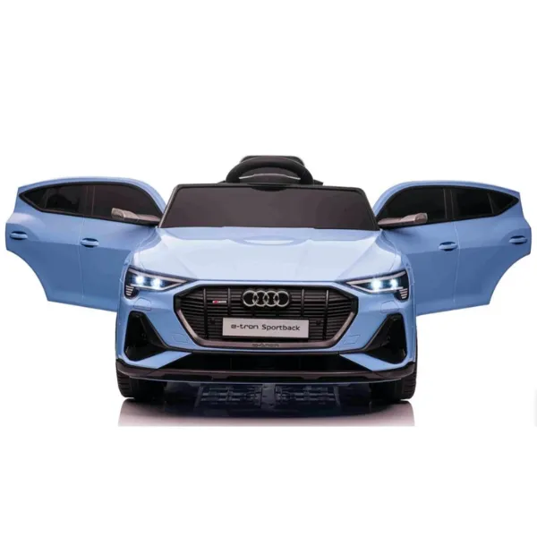 Masinuta electrica AUDI E-TRON SPORTBACK, 12V7Ah, motor 390 x 4, roti EVA, scaun din piele.