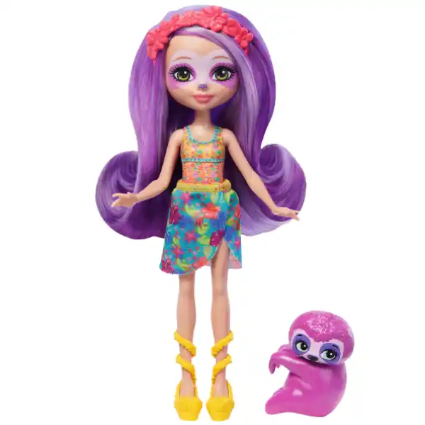 Кукла Enchantimals "Сабиндра Ленивец и Танг"