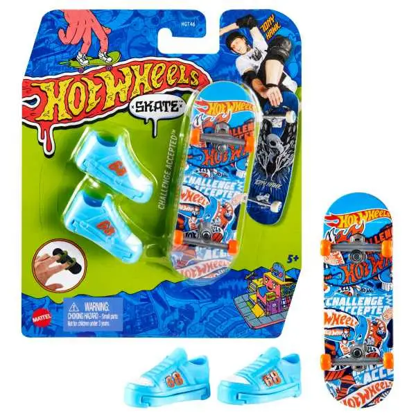 Hot Wheels Fingerboard-uri Neon Skate Tony Hawk, în asortiment