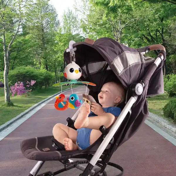 Музыкальная игрушка для детской кроватки «Карусель с птичками»