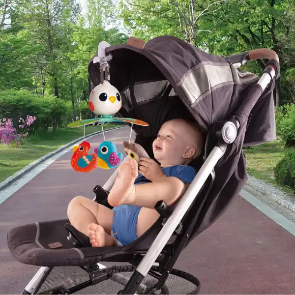 Музыкальная игрушка для детской кроватки «Карусель с птичками»