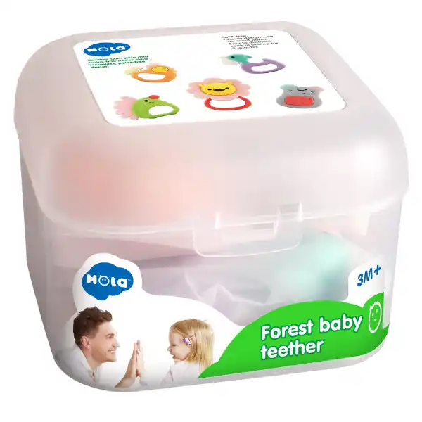 Набор погремушек "Лесные друзья", 5 моделей