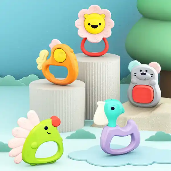 Набор погремушек "Лесные друзья", 5 моделей