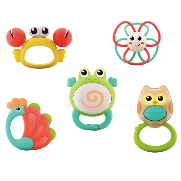 Набор погремушек "Оркестра зверушек", 5 моделей