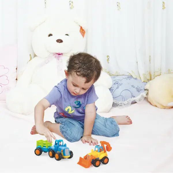 Set de mașinuțe "Fermă și sat", 4 modele