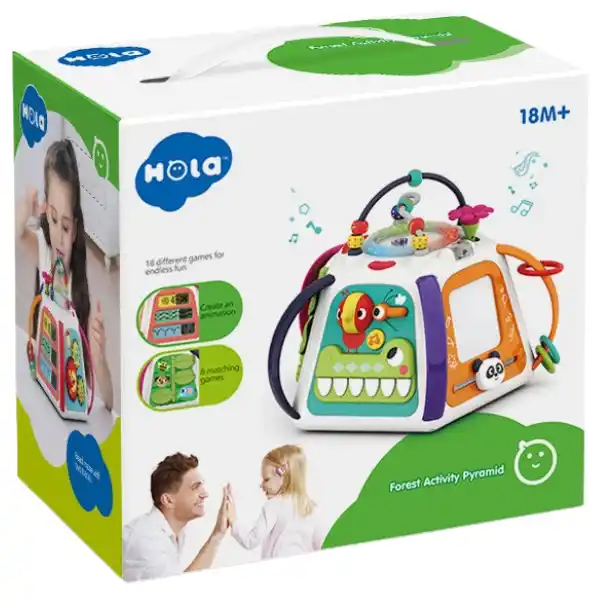 Бизи куб "Лесок" со светом и звуками