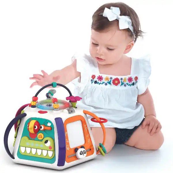 Бизи куб "Лесок" со светом и звуками