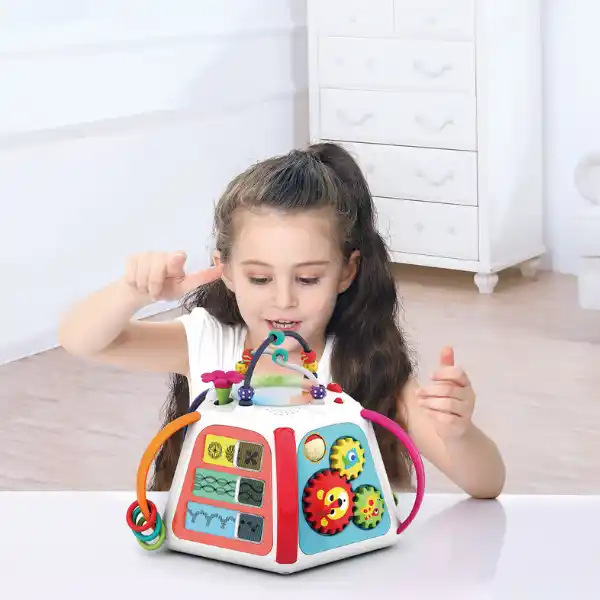 Бизи куб "Лесок" со светом и звуками