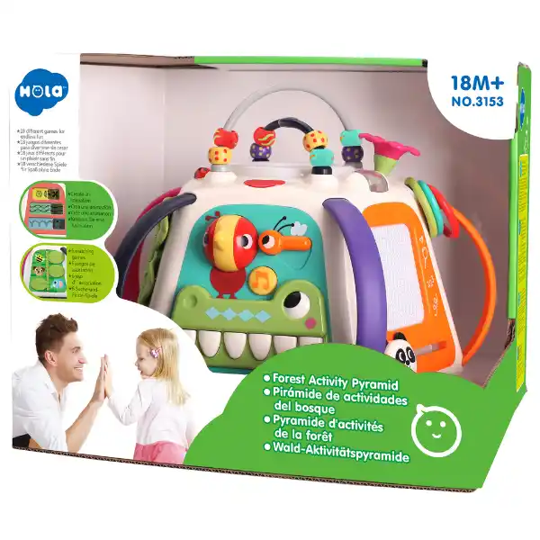 Бизи куб "Лесок" со светом и звуками