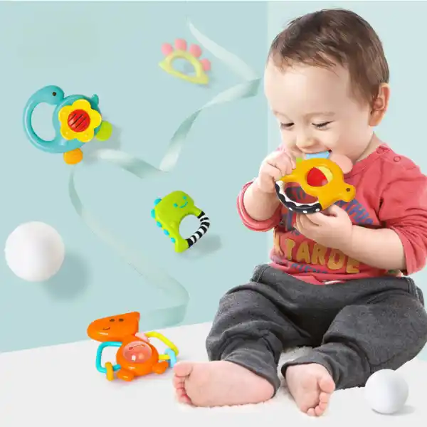 Набор погремушек "Динозавры", 5 моделей