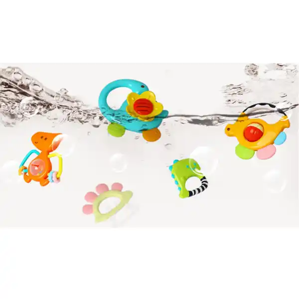 Набор погремушек "Динозавры", 5 моделей