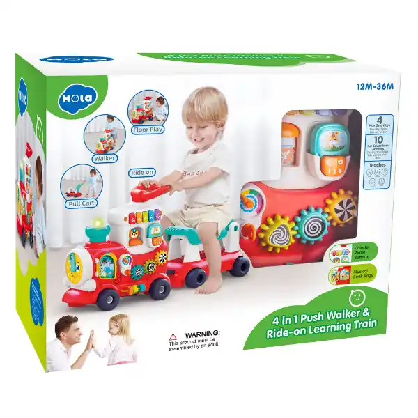 Каталка 4 в 1 "Паровозик"