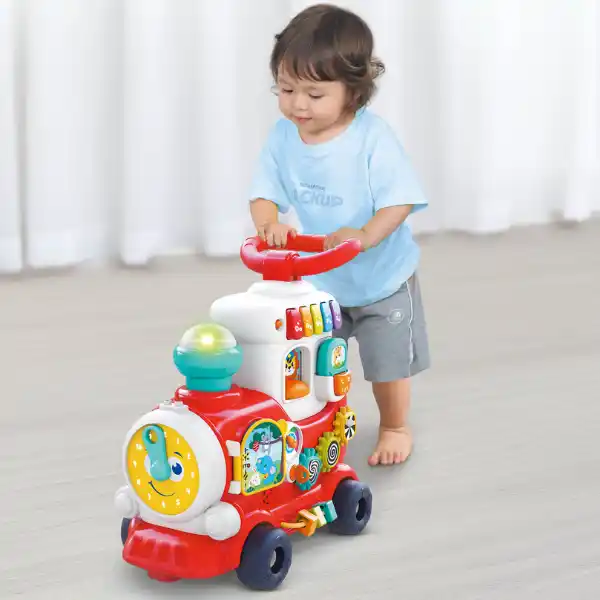 Каталка 4 в 1 "Паровозик"