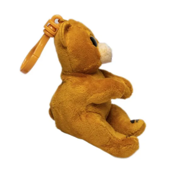 Breloc – ursulet DUNCAN 12 cm (Beanie babies clip)