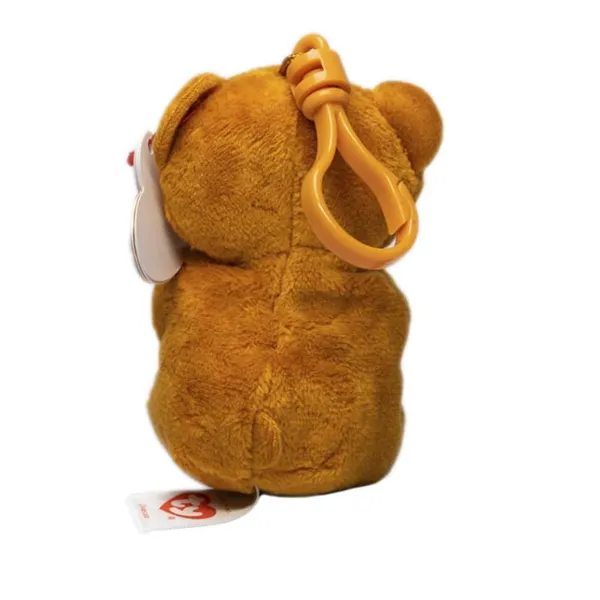 Breloc – ursulet DUNCAN 12 cm (Beanie babies clip)