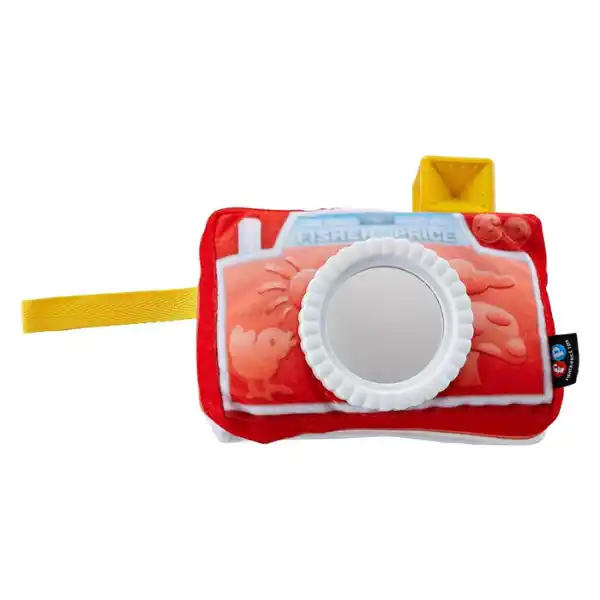 Мягкая игрушка - Фотоаппарат с зеркальцем, с прорезывателем