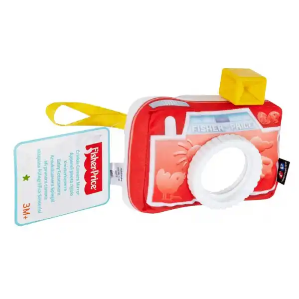 Мягкая игрушка - Фотоаппарат с зеркальцем, с прорезывателем