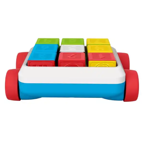 Jucărie de tras, cu set de construcție, 9 elem.