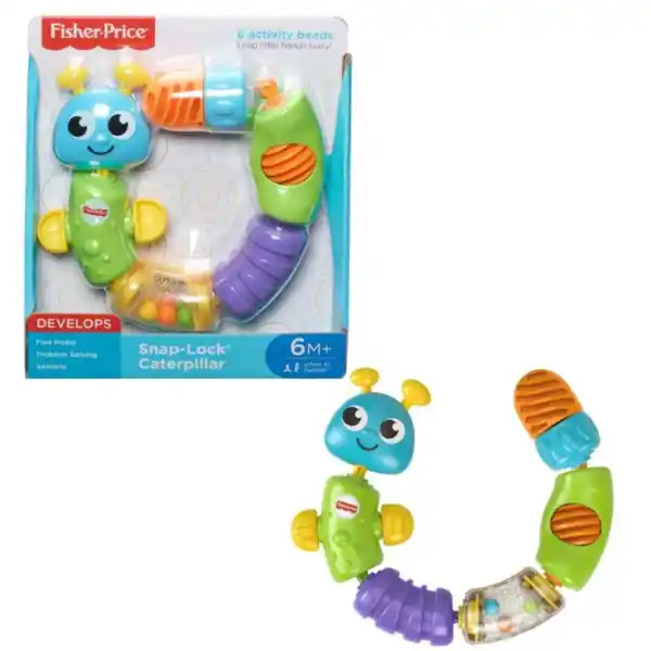 Погремушка конструктор "Гусеница"