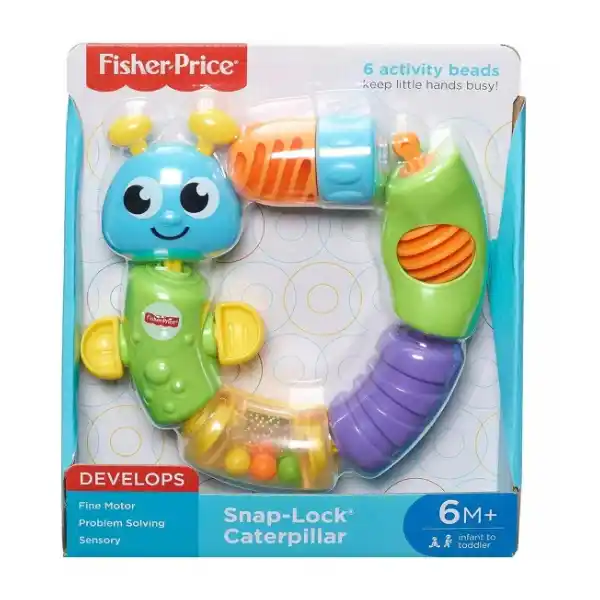 Погремушка конструктор "Гусеница"