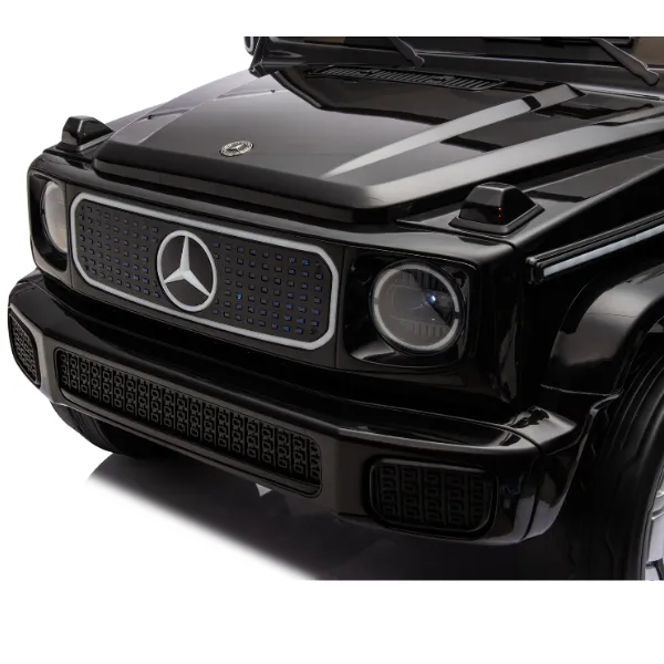 Masinuta electrica MERCEDES BENZ EQG, 12V9Ah, motor 550Wx2, roți EVA, scaune din piele