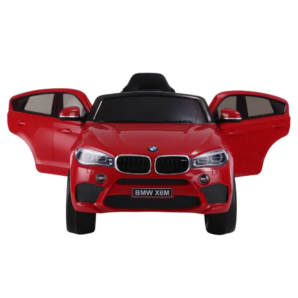Masinuta electrica BMW X6M, 12V7AH, motor 35Wx2, roți EVA, scaune din piele