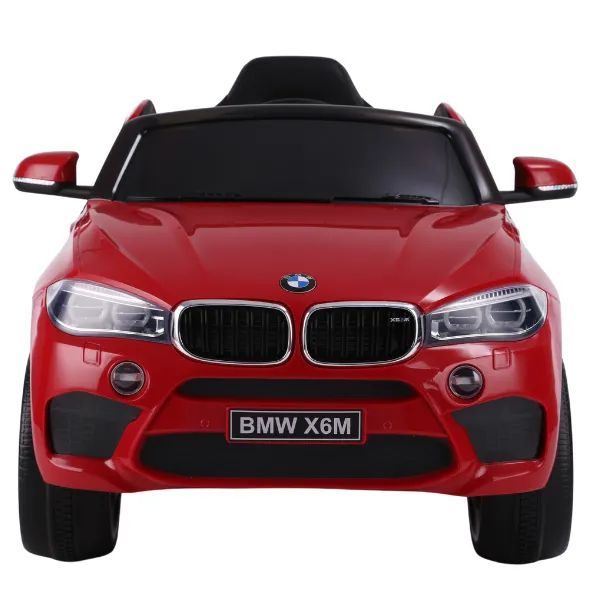 Masinuta electrica BMW X6M, 12V7AH, motor 35Wx2, roți EVA, scaune din piele