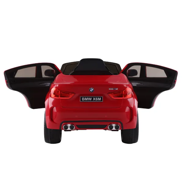 Masinuta electrica BMW X6M, 12V7AH, motor 35Wx2, roți EVA, scaune din piele