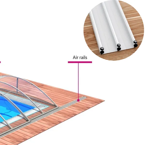 Cumpara  Acoperișuri și terase pentru piscine - Продолжение направляющих рельсов AIR KLASIK S..
