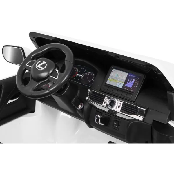 Masinuta electrica LEXUS LX570, 12V7AH, motor 35Wx2, roți EVA, scaune din piele