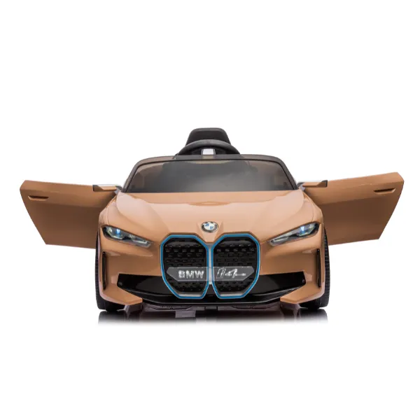 Masinuta electrica BMW I4, 12V7Ah, motor 390Wx2, roți EVA