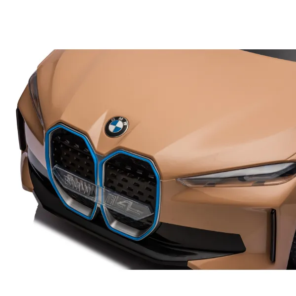 Masinuta electrica BMW I4, 12V7Ah, motor 390Wx2, roți EVA