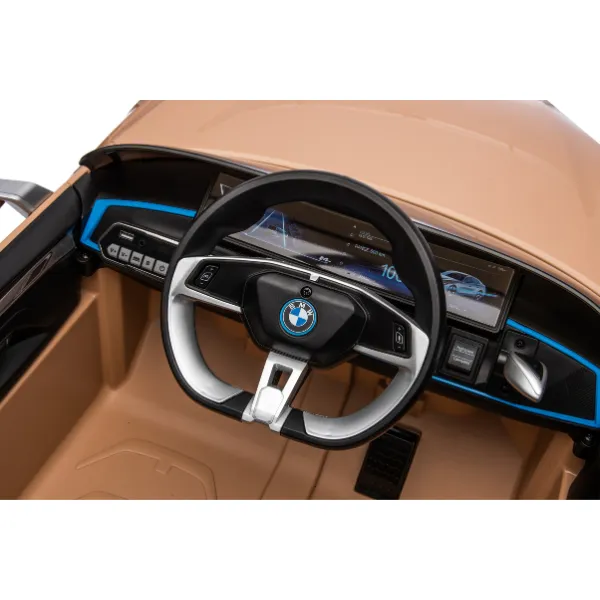 Masinuta electrica BMW I4, 12V7Ah, motor 390Wx2, roți EVA